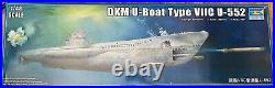 Trumpeter DKM U-Boat Type VIIC U-552 1/48 06801 NIB Model Kit'Sullys Hobbies