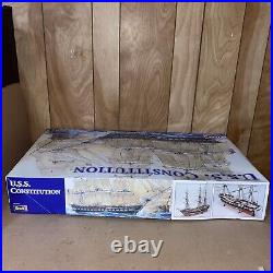 U. S. S. Constitution HIGHLY DETAILED VINTAGE HUGE 196 SCALE Revell #85-0398