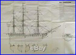 U. S. S. Constitution Wooden Ship Model Kit 193 C. Mamoli