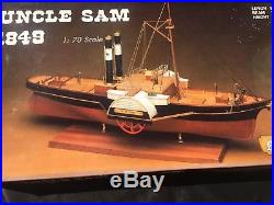 UNCLE SAM 1849 SHIP 170 SCALE Model Boat Kit! ARKIT Wooden Brand New