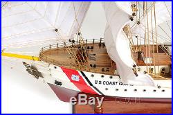 USCG Eagle Training Tall Ship 36 Wooden Model US Coast Guard Barque New