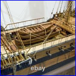 USS Bonhomme Richard Scale 148 58 Pear+Boxwood TOP Version Wood Model Ship Kit