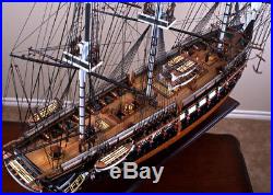 USS CONSTITUTION 44 American wood ship model sailing tall boat