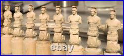 USS Confederacy ship boxwood carvings and figurehead Wooden model ship fittings