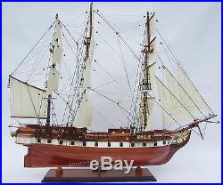 USS Constellation Frigate Wooden Tall Ship Model 38 Handcrafted Wooden Model