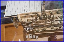 USS Constitution Assembled Model Ship