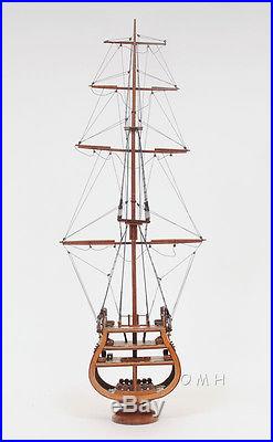 USS Constitution Cross Section Tall Ship 31 Built Wooden Model Boat Assembled