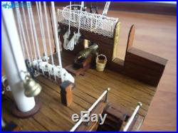 USS Constitution Scale 1/75 Cross Section Wooden Model Ship Model Kit Free Ship