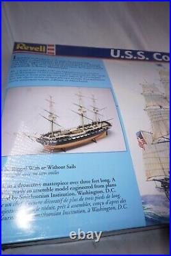 USS Constitution Ship Old Ironsides Model Kit Revell 196 Unbuilt