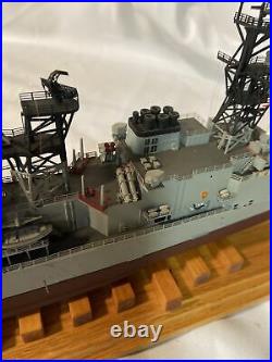 USS Ingersoll DD-990 Spruance Destroyer War Ship Display Model