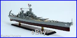 USS Missouri BB-63 Iowa-class Battleship 40 Handmade Wooden Ship Model NEW