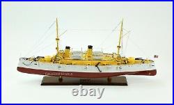 USS Olympia Protected Cruiser Handmade Wooden Ship Model 36 Scale 1/115