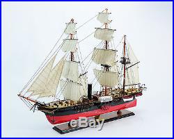 USS Susquehanna Sidewheel Steam Frigate Sailing Ship 38 Handmade Wooden Model