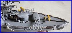 USS Tennessee Vintage Plastic Model Kit Assembled