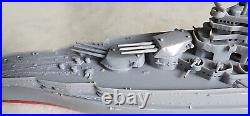 USS Tennessee Vintage Plastic Model Kit Assembled