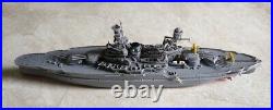 USS Tennessee Vintage Plastic Model Kit Assembled