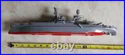 USS Tennessee Vintage Plastic Model Kit Assembled