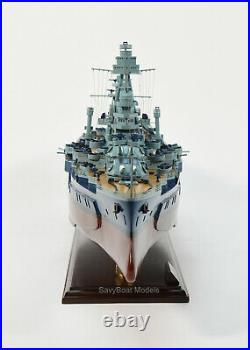 USS Texas BB-35 New York-Class Battleship 36 Wooden Ship Model
