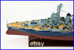 USS Texas BB-35 New York-Class Battleship 36 Wooden Ship Model