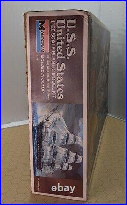 USS United States 1/120 Scale Unassembled Model Kit Monogram # 3706 Sealed Bags