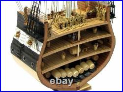 Uss Constitution Nautical Ship Scale 1x75 Model Boat Old Wooden Assembling Kit