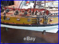 Vintage Fair American 1780 Model Ship