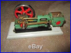 VINTAGE Horizontal MODEL STEAM ENGINE w Free ship