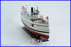 VIRGINIA V Steamship 30 Handcrafted Wooden Ship Model NEW