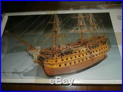 Vntg Sergal Italy 178 Model Ship Kit 782 H. M. S. Victory