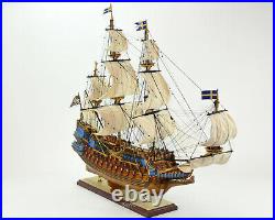 Vasa (Wasa) Swedish Warship Handcrafted Wooden Ship Model 38 Museum Quality