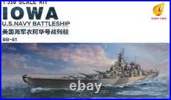 Very Fire VF350910 1/350 USS Navy Battleship BB-61 Lowa Ship Model Kit