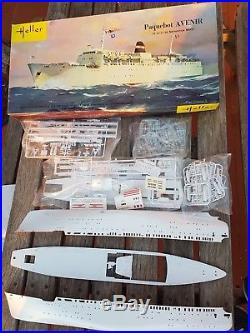 Very Rare! Heller Avenir Ferryboat 1200 Model Kit! Free Shipping