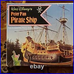 Very Rare Ravell Model Walt Disneys Vintage Peter Pan Pirate Ship 1969 Open Box