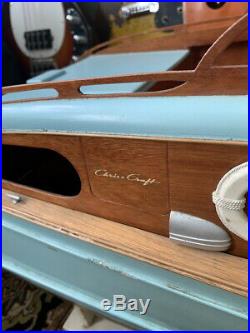 Vintage 1960's 49 R/C Chris Craft Corvette Sterling Boat Model Free Shipping