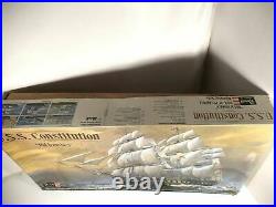 Vintage 1966 Revell USS Constitution Old Ironsides H398 Model Billowing Ship Kit