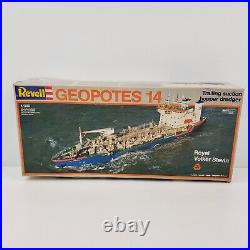 Vintage 1985 Revell Geopotes 14 Ship Boat Model Kit 1/300 5222 HTF