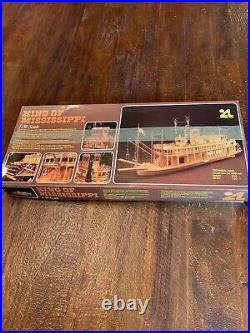 Vintage Artesania Latina Wood model ship King of Mississippi 150 New Open Box