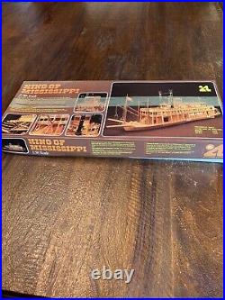 Vintage Artesania Latina Wood model ship King of Mississippi 150 New Open Box