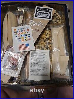 Vintage Authentic Models Holland WAR BRIG'FAIR AMERICAN' 1780 PRE-OWNED UNBUILT