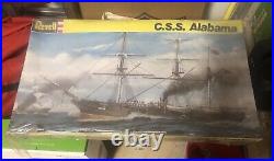 Vintage CSS Alabama Revell 1/96 Plastic Model Kit sealed