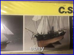 Vintage CSS Alabama Revell 1/96 Plastic Model Kit sealed