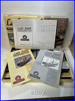 Vintage Constructo Wood Ship Model Kit Lady Smith Yorkshire 1906 190 Scale
