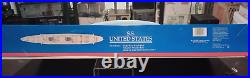Vintage Glencoe 1/400 S. S. United States ocean liner 9301 Open box parts in bags