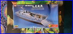 Vintage Lindberg Military Model Kits Lot 1990 Torpedo Boat Landing Craft LSU WW2