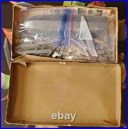 Vintage Lindberg Military Model Kits Lot 1990 Torpedo Boat Landing Craft LSU WW2