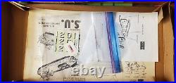 Vintage Lindberg Military Model Kits Lot 1990 Torpedo Boat Landing Craft LSU WW2