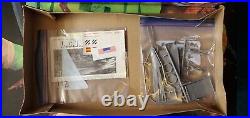 Vintage Lindberg Military Model Kits Lot 1990 Torpedo Boat Landing Craft LSU WW2