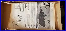 Vintage Lindberg Military Model Kits Lot 1990 Torpedo Boat Landing Craft LSU WW2