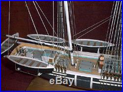 Vintage Model Shipways MS2031 Kate Corey Solid Hull Wood Ship Model Kit em jl