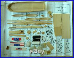 Vintage Model Shipways MS2031 Kate Corey Solid Hull Wood Ship Model Kit em jl